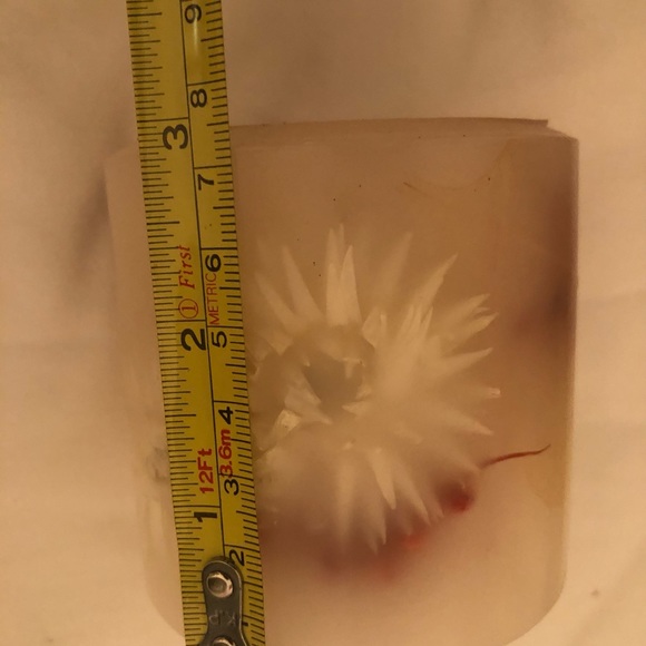 NEW JODHPURI BOTANICAL ROSE PILLAR CANDLE - Picture 2 of 6